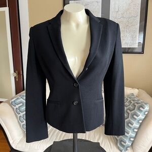 Piazza Sempione Sz. 40 (IT) 4 (US) Wool Blend Black 3-Button Blazer